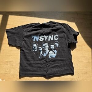 NSYNC Black Graphic Band T-Shirt Size M